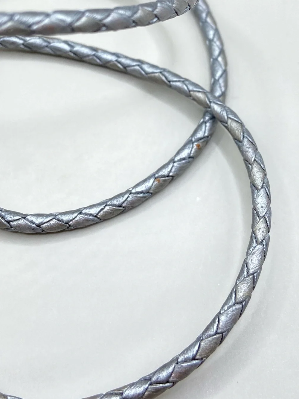 Pandora Moments Silver Leather Triple Wrap Bracelet